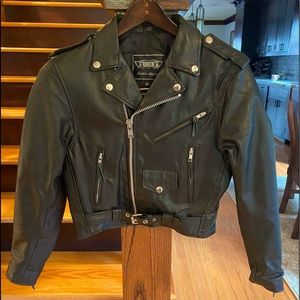 Children’s Leather Biker Jacket UNIK